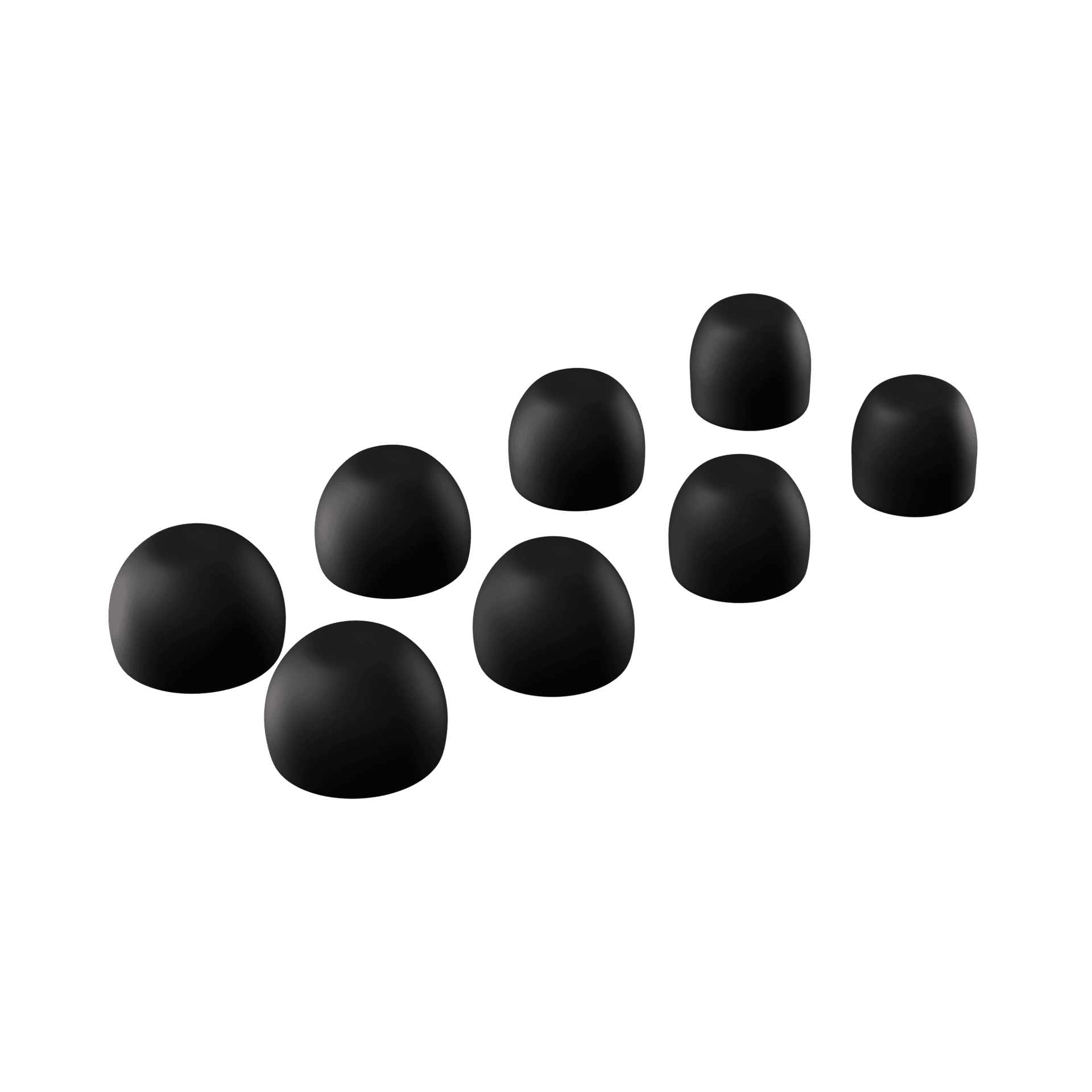 Loop Quiet™ 2 Ear Tips - Black (Mixed Sizes)